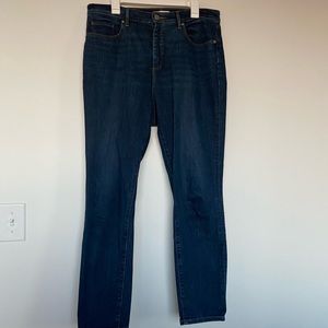 LOFT curvy tall skinny jeans